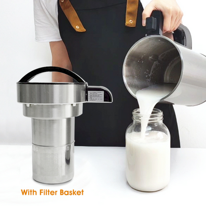 Nut Milk Maker - 1.5L, 8-in-1 Plant-based Milk for Hot/Cold Drinks, Smoothies & Soups