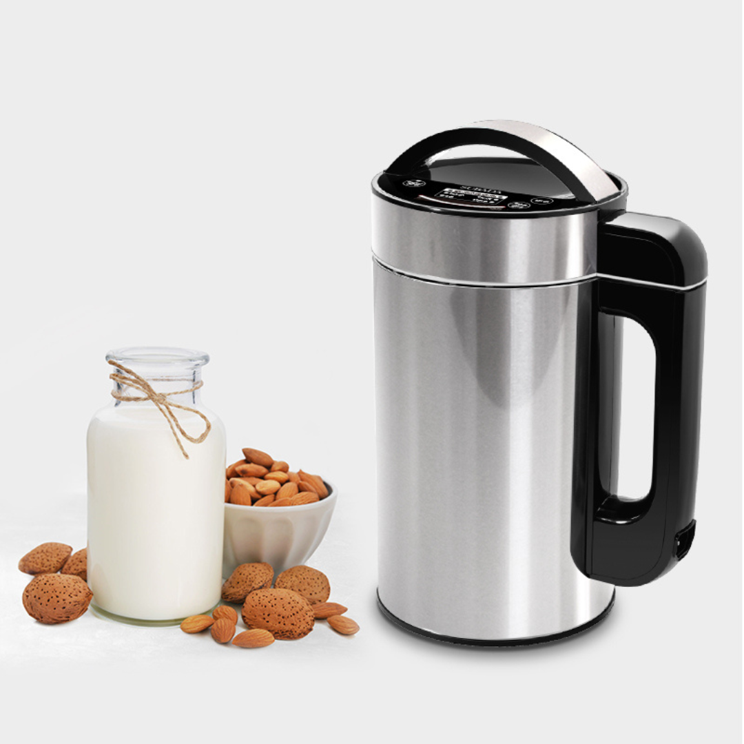 Nut Milk Maker - 1.5L, 8-in-1 Plant-based Milk for Hot/Cold Drinks, Smoothies & Soups